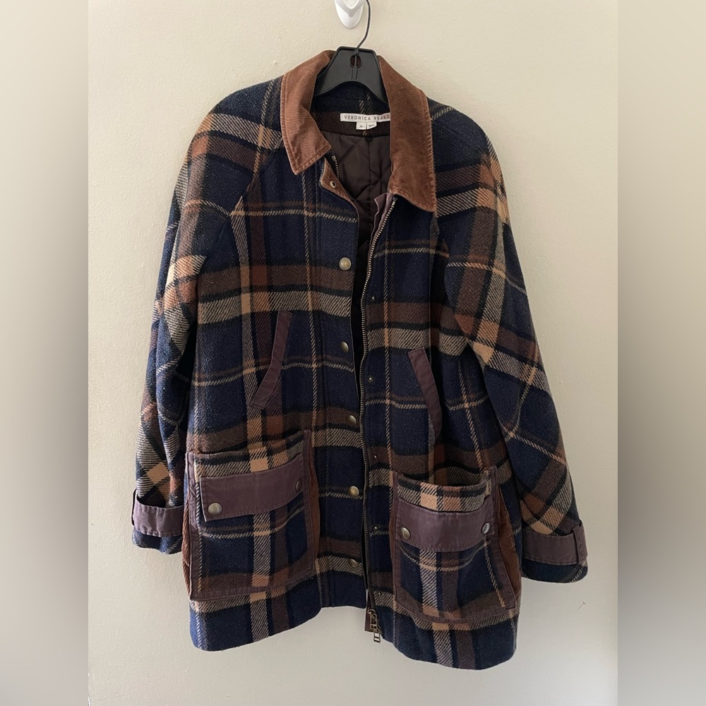 Veronica Beard Outerwear Sonam Plaid Dickey Coat. In great condition!